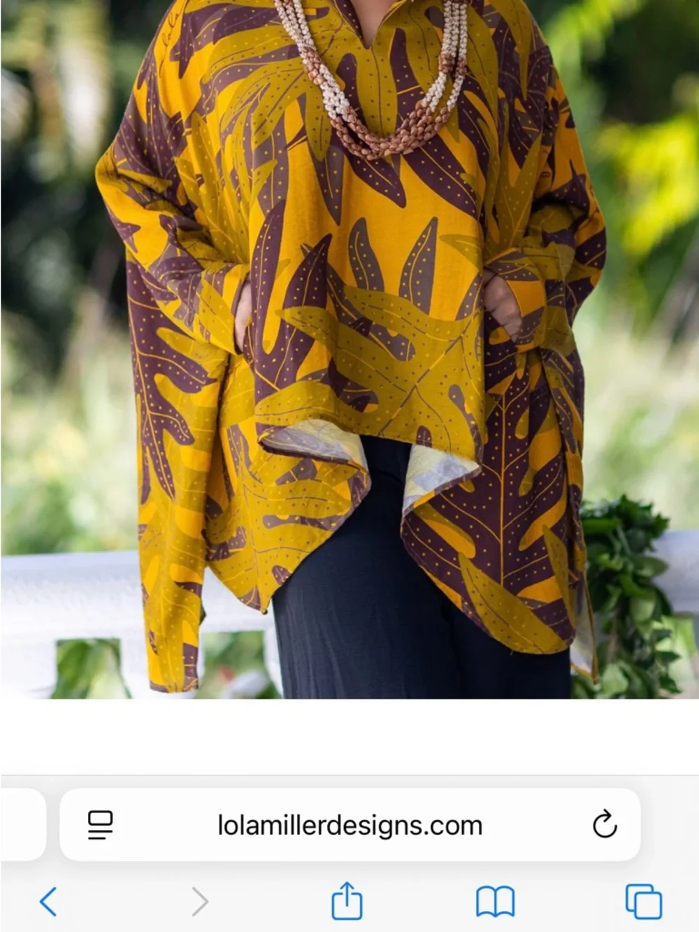 Simply Sisters NWT Makuahine Blouse Women’s Small Oversized Style w/ Free Gift - Picture 6 of 6